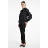 Cămașă Negru Elegantă cu Fundă Bumbac - Bust 115 cm | PantaloniChic
