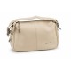Geantă Crossbody Crem din Piele Ecologică – Eleganță Compactă Geantă Crossbody Crem din Piele Ecologică – Eleganță Compactă