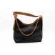 Geantă Dama Crossbody Piele Ecologică Neagră-Maro L27xL35cm