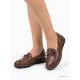 Pantofi Dama Casual Maro din Piele Ecologică - Confort și Stil
