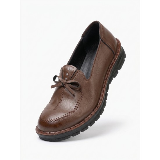 Pantofi Dama Casual Maro din Piele Ecologică - Confort și Stil