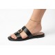 Papuci Dama Negri din Piele Ecologică - Confort și Stil
