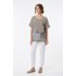 Bluza Dama Kaki din Bumbac, Bust 130 cm – Confort si Stil