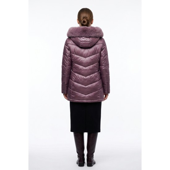 Geacă Visinie din Fâș Mărimea L (Bust 109) - Elegantă & Practică Geacă Visinie din Fâș Mărimea L (Bust 109) - Elegantă & Practică