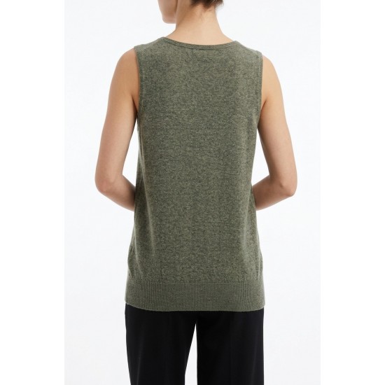 Vesta Kaki din Vascoza cu Imprimeu – Bust 120 cm, Chic