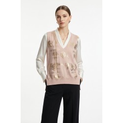 Vesta Roz din Vascoza cu Imprimeu Fata - Confort si Stil, Bust 120 cm Vesta Roz din Vascoza cu Imprimeu Fata - Confort si Stil, Bust 120 cm