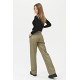 Pantaloni Palazzo Piele Ecologica Vernil, Lorene