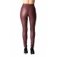 Pantaloni Dama Din Piele Ecologica Grena Vatuiti, Noelle