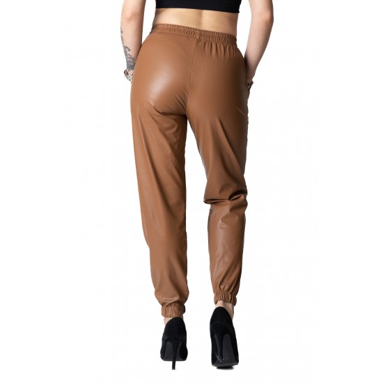 Pantaloni Dama Piele Ecologica Maro Vatuiti Rihanna