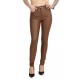 Pantaloni Dama Din Piele Ecologica Maro Faith Pantaloni Dama Din Piele Ecologica Maro Faith