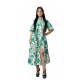 Rochie Alba cu Imprimeu Verde Andora Rochie Alba cu Imprimeu Verde Andora