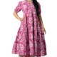 Rochie Roz Lila cu Imprimeu Alb Shiva Rochie Roz Lila cu Imprimeu Alb Shiva