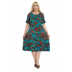 Rochie Alysa Marime Mare Din Bumbac