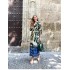 Rochie Lunga Zara cu Imprimeu Aquarela Multicolor – Eleganta si Culoare