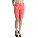 Pantaloni Scurti Dama Cu Siret In Talie,Roz Corai Pantaloni Scurti Dama Cu Siret In Talie,Roz Corai