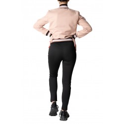 Geaca de dama Oxford Crem cu 3 Dungi albe