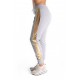 Pantaloni Trening Gri Cu Dunga Aurie Delilah Pantaloni Trening Gri Cu Dunga Aurie Delilah