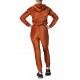 Trening Catifea Raiata Din 2 Piese cu Pantaloni sI Bluza Maro Caramel Alexa