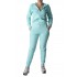 Compleu Dama Din 2 Piese cu Pantaloni sI Bluza Cu Fermoar Verde Deschis,Selena