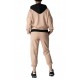 Trening Dama Din 2 Piese cu Pantaloni sI Bluza Crem cu Negru Eleanor