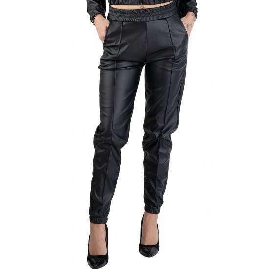 Trening Dama Negru Din Piele Ecologica Josephine Trening Dama Negru Din Piele Ecologica Josephine
