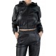 Trening Dama Negru Din Piele Ecologica Josephine Trening Dama Negru Din Piele Ecologica Josephine